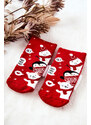 Kesi Vánoční ponožky Ho Ho Ho! Červené
