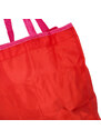 Delami Jednobarevná skládací nákupní taška, červená