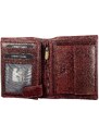 Hunters kožená peněženka červená KHT306