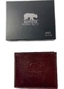 Hunters kožená peněženka červená KHT305