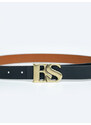 Big Star Woman's Belt Belt 240054 Multicolor Natural Leather-000
