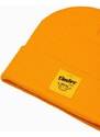 Ombre Clothing Žlutá stylová pánská čepice H103