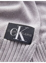 Calvin Klein Jeans pánská světle šedá šála KNITTED J BASIC MEN SCARF
