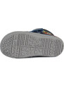 Chlapecké zimní boty D.D.step W063-284 "barefoot" s T-Rexem