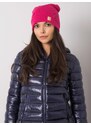 Fashionhunters Dámská čepice s kulichem v růžové barvě