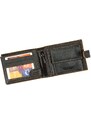 Pánská kožená peněženka Harvey Miller Polo Club 1223 260 černá
