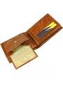 Pánská kožená peněženka Charro ITALIA 1123 hnědá