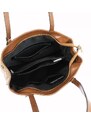 Barebag Pierre Cardin Kožená dámská kabelka přes rameno s čelní kapsou černá