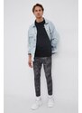 Tričko s dlouhým rukávem Pepe Jeans Original Basic 2 Long N , černá barva