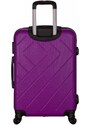 Kabinové zavazadlo TUCCI T-0108/3-S ABS - fialová