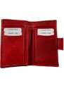 Loranzo Dámská kožená peněženka červená 4471