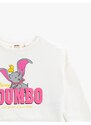 Koton Dumbo Disney Licensed Printed Sweatshirt Cotton