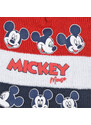 Kojenecká čepice a rukavice MICKEY MOUSE DISNEY BABY červená