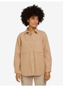 Béžová dámská košilová bundaTom Tailor - Dámské