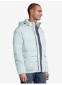 Světle modrá pánská prošívaná bunda Tom Tailor Denim Clean Puffer - Pánské