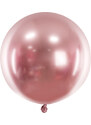 PartyDeco Balónek chromový růžovozlatý 60 cm