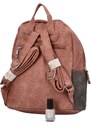 L&H Dámský koženkový batoh Ryana, růžový