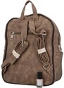 L&H Dámský koženkový batoh Goya, khaki