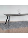 Tmavě hnědý dubový jídelní stůl ROWICO BRIGHAM 220 x 90 cm