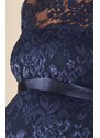 Tiffany Rose Těhotenské společenské šaty AMELIA modré