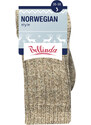 Bellinda Ponožky NORWEGIAN STYLE SOCKS - Zimní unisex ponožky - šedá