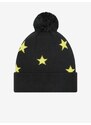 Žluto-černý klučičí vzorovaný kulich New Era Star Bobble - unisex