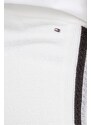 Kalhoty Tommy Hilfiger dámské, bílá barva, s potiskem