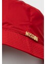 Klobouk Moschino červená barva, M2413 65255