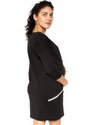 Be MaaMaa Těhotenská šaty Bibi - černé - S Velikosti těh moda: S (36)