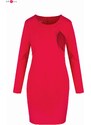milk & love Kojící šaty Milky Dress Red LS