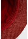Bavlněná čepice Deus Ex Machina červená barva, bavlněná