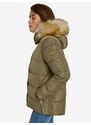Khaki dámská zimní prošívaná bunda Tom Tailor Denim - Dámské