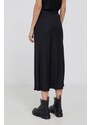 Sukně Calvin Klein černá barva, midi, áčková