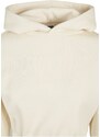 URBAN CLASSICS Ladies Short Oversized Sweat Hoody - whitesand