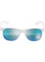 URBAN CLASSICS Sunglasses Likoma Mirror - wht/blu