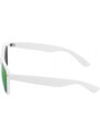 URBAN CLASSICS Sunglasses Likoma Mirror - wht/blu