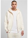 URBAN CLASSICS Zip Hoody - whitesand