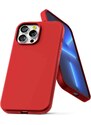 Ochranný kryt pro iPhone 13 Pro MAX - Mercury, Silicone Red