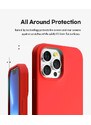 Ochranný kryt pro iPhone 13 Pro MAX - Mercury, Silicone Red