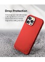 Ochranný kryt pro iPhone 13 Pro - Mercury, Silicone Red