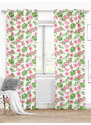 Edoti Curtain with flower Monstera 140x250 A497