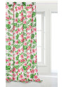 Edoti Curtain with flower Monstera 140x250 A497