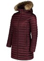 Nordblanc Vínový dámský zimní kabát TEDDYBEAR
