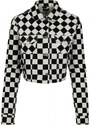 URBAN CLASSICS Ladies Short Check Twill Jacket