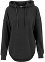 URBAN CLASSICS Ladies Oversized Terry Hoody - charcoal