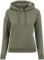 URBAN CLASSICS Ladies Hoody - olive