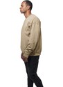 URBAN CLASSICS Oversized Open Edge Crew - warm sand