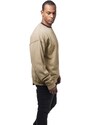 URBAN CLASSICS Oversized Open Edge Crew - warm sand