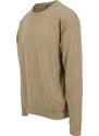 URBAN CLASSICS Oversized Open Edge Crew - warm sand