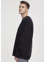 URBAN CLASSICS Oversized Open Edge Crew - black